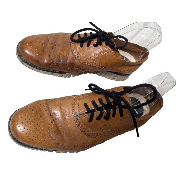 Cole Haan Mens Zerogrand Wing OX Leather Oxford Shoe Size 9 1/2M - Picture 7 of 14